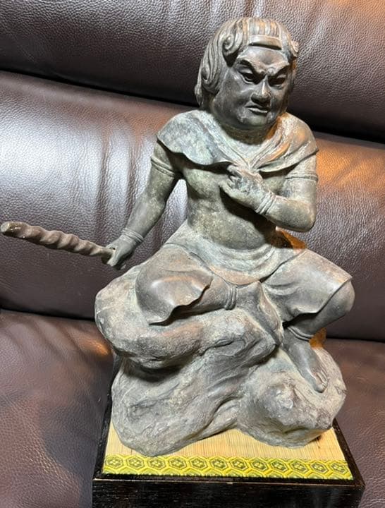 不動明王 坐像 青銅 江戸時代後期から幕末期明治