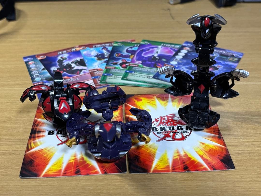 爆丸　BTD-04 幻ムニキス　宵ラウレル　影ノッチ　ホロデッキ