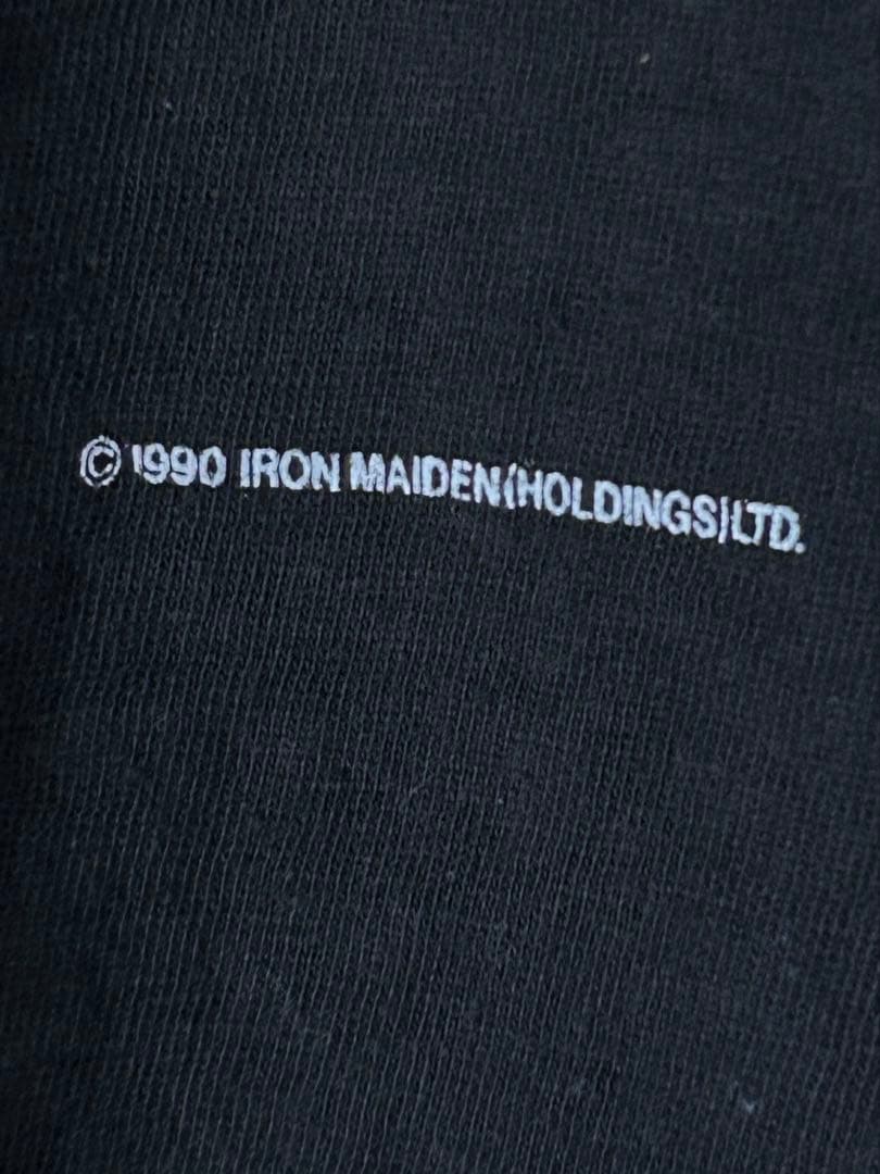 レア　アイアンメイデン1990 Tシャツ　デットストック