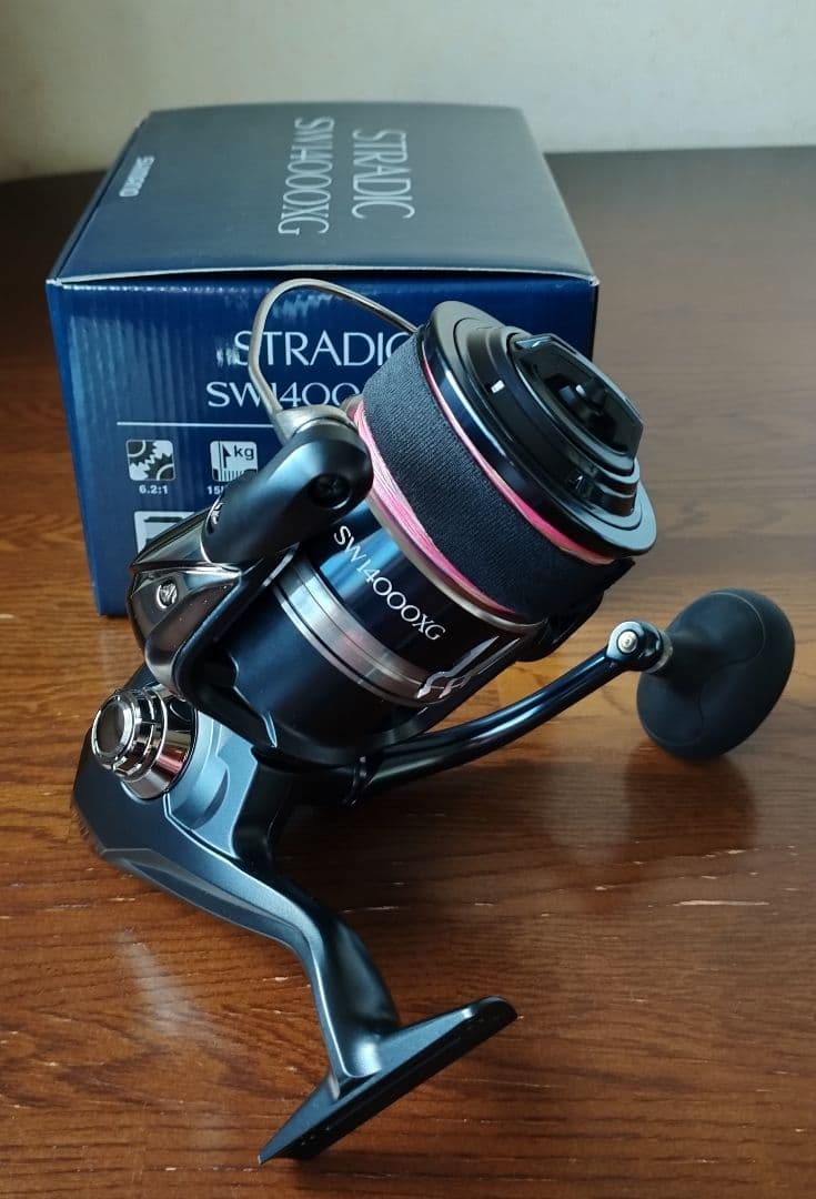 SHIMANO ストラディック14000XG スピニング peライン4号付　箱有