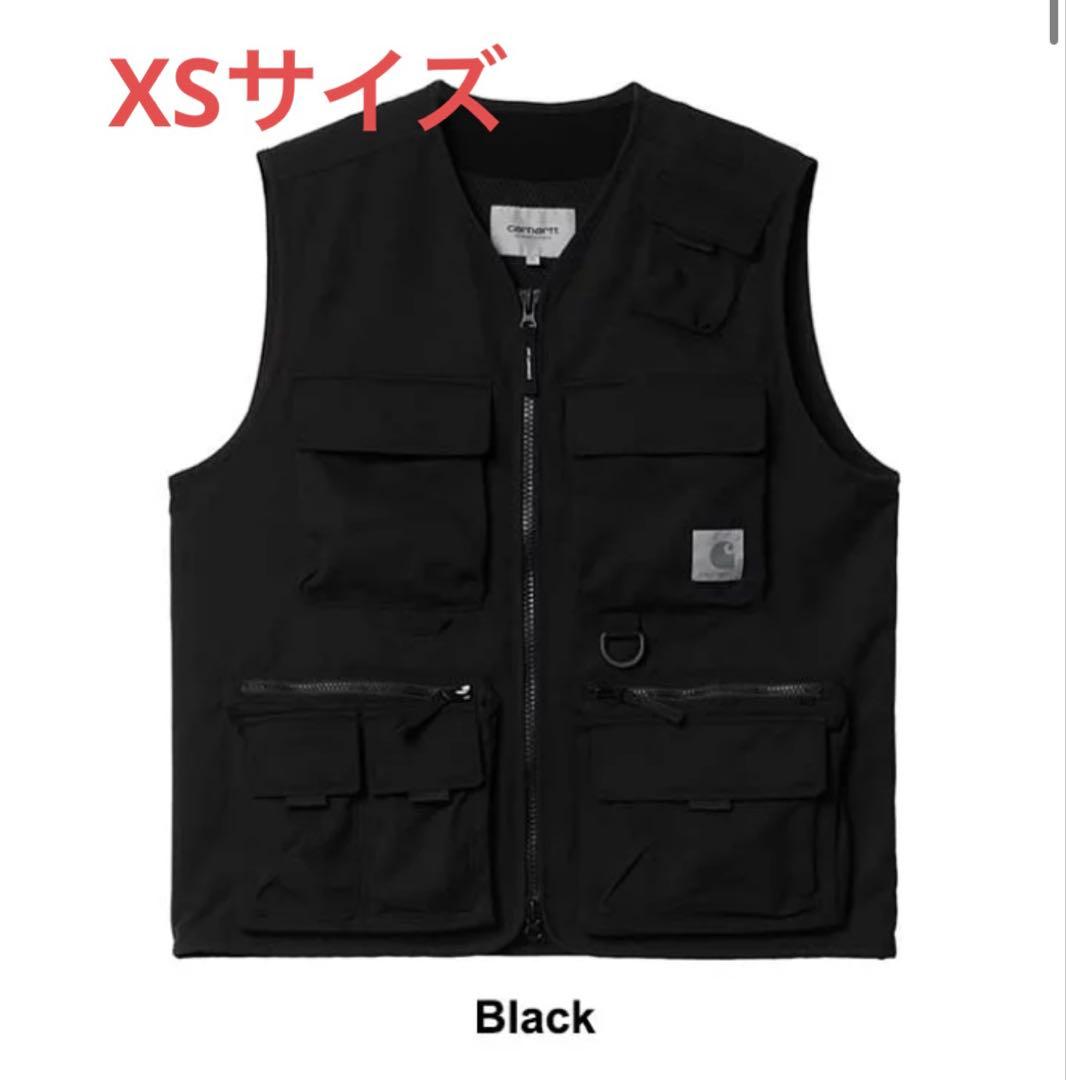 Carhartt ブラック フィッシングベスト XS