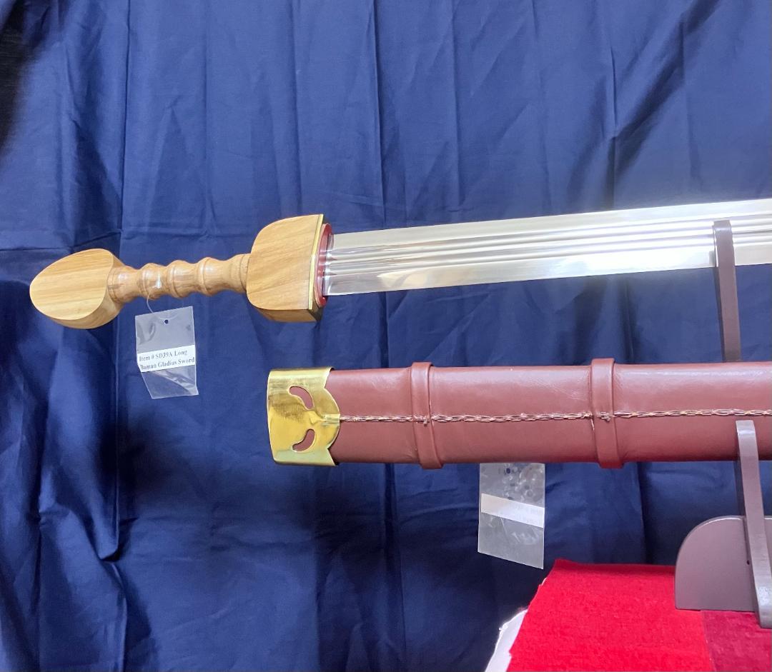 ※訳あり：新品未使用『最高級模造刀グレートソード(スパタ』古代ローマ西洋剣片手剣