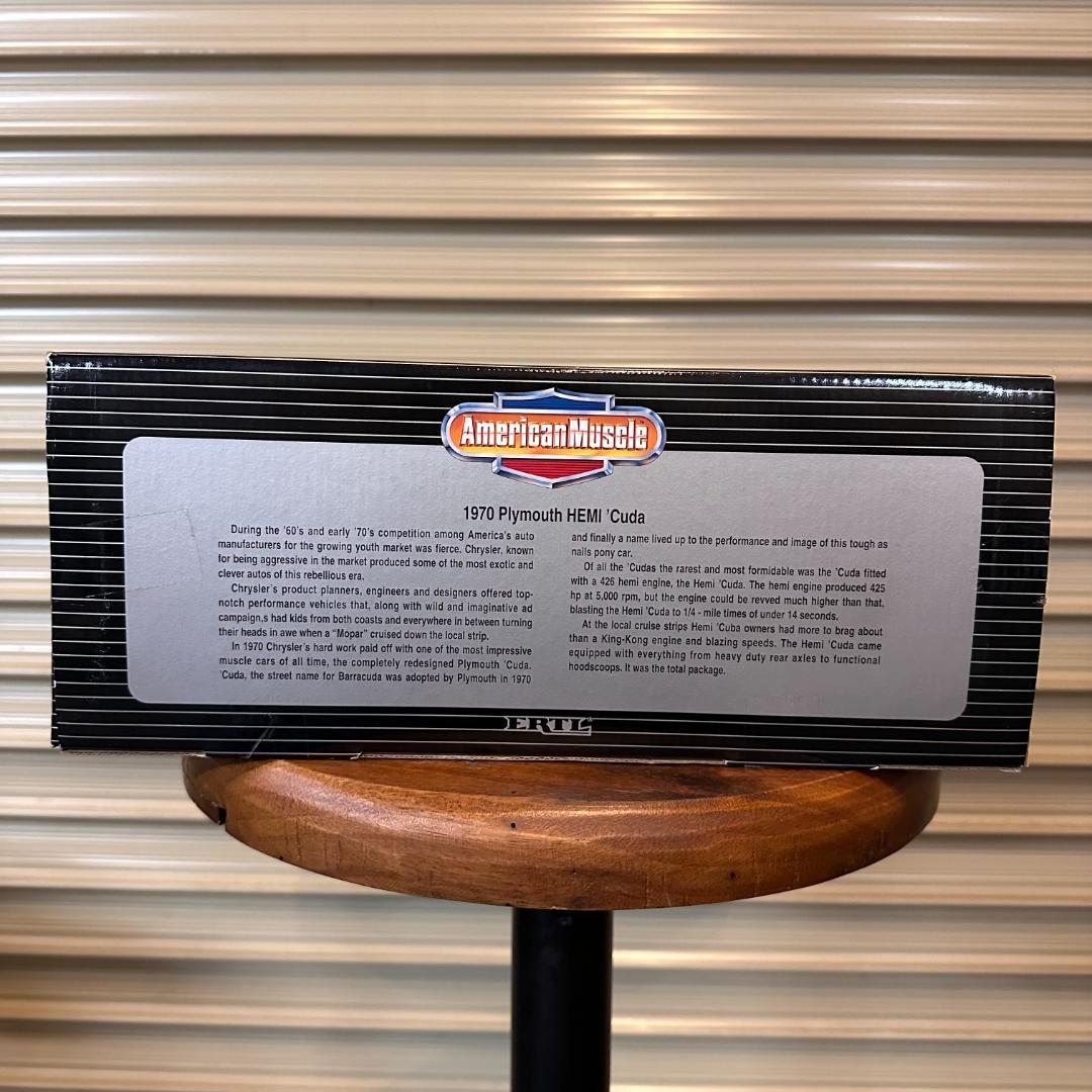 アメリカンマッスル 1/18スケール 1970 プリムス ヘミ 'クーダ