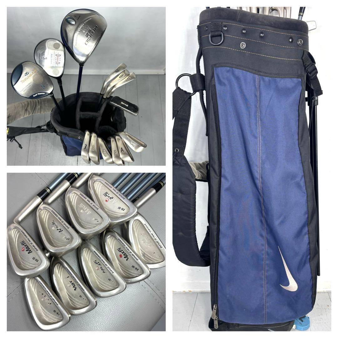 本格派 メンズゴルフクラブ 13本 フルセット ゴルフセット　豪華 お試しセット