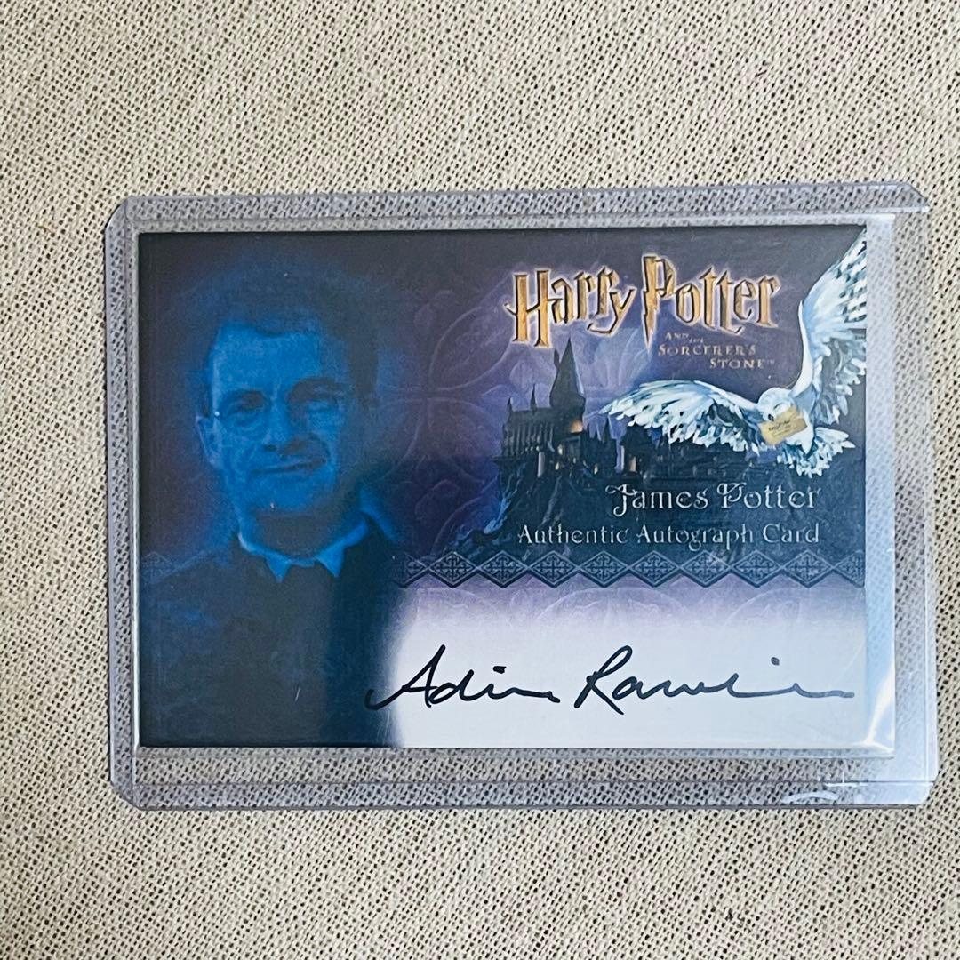 ハリーポッターと賢者の石　ジェームズ・ポッター　トレカ　サインカード