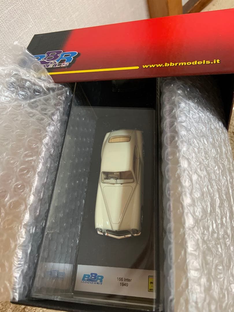 BBR Models Ferrari 166 Inter 1949 アイボリー