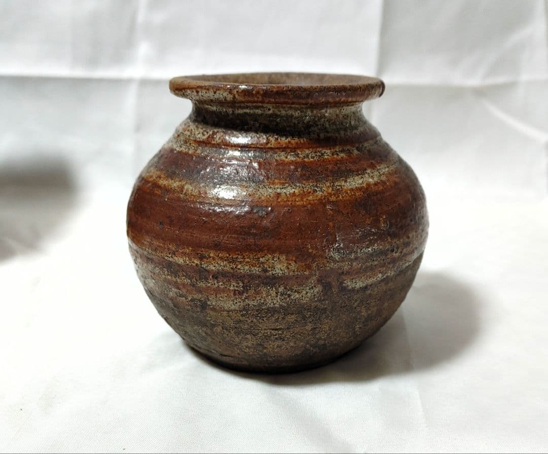 古唐津　蹲花生