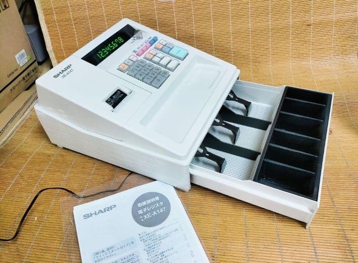 美品シャープレジスター　XE-A147　PC連携　355147