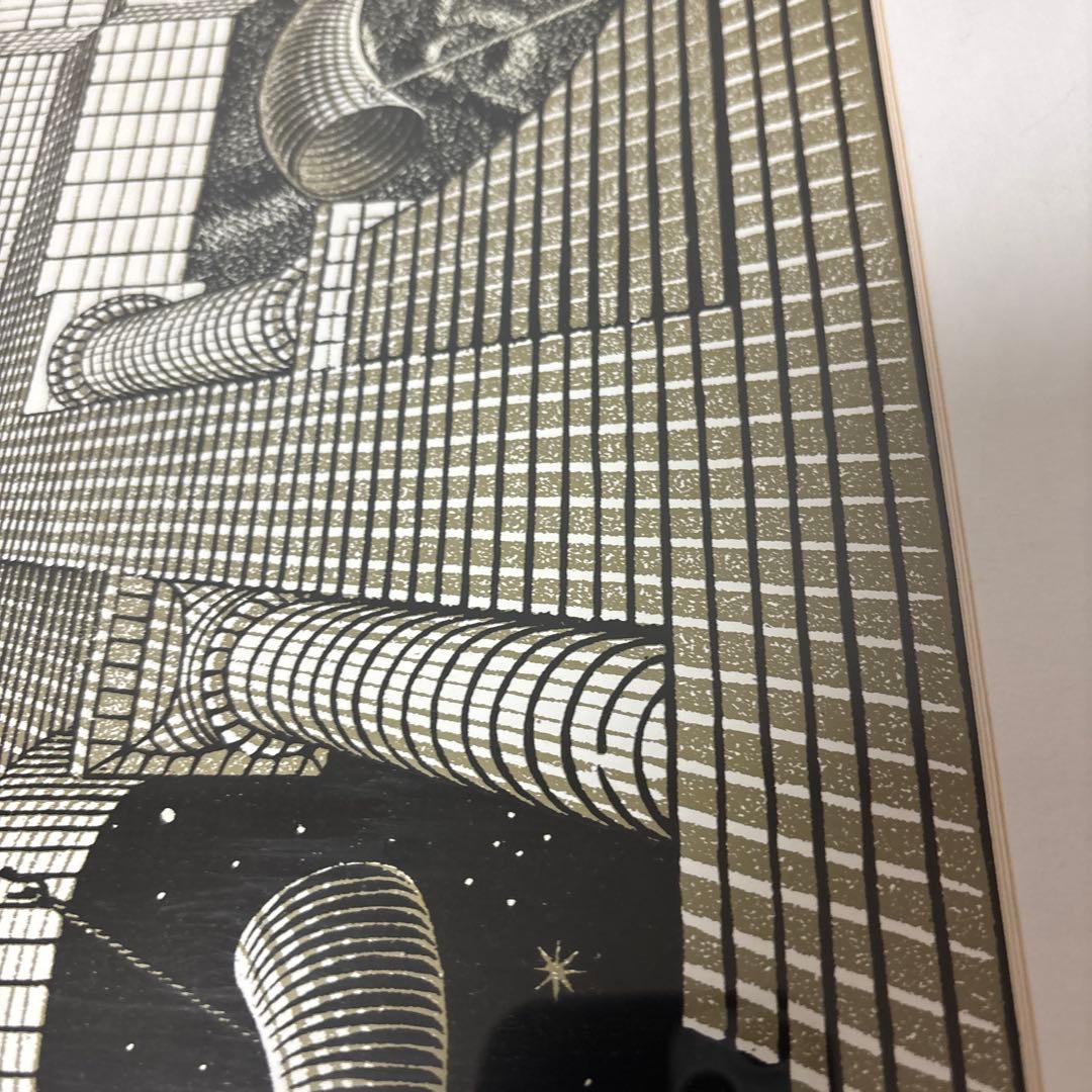 ヴィンテージ M.C. Escher ”もう一つの世界” ポスター　エッシャー