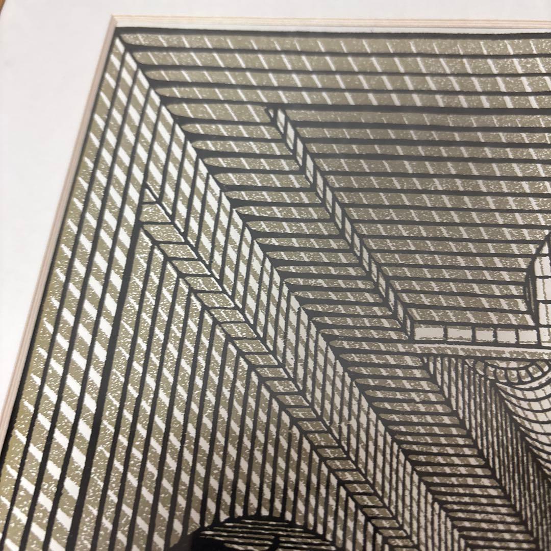 ヴィンテージ M.C. Escher ”もう一つの世界” ポスター　エッシャー