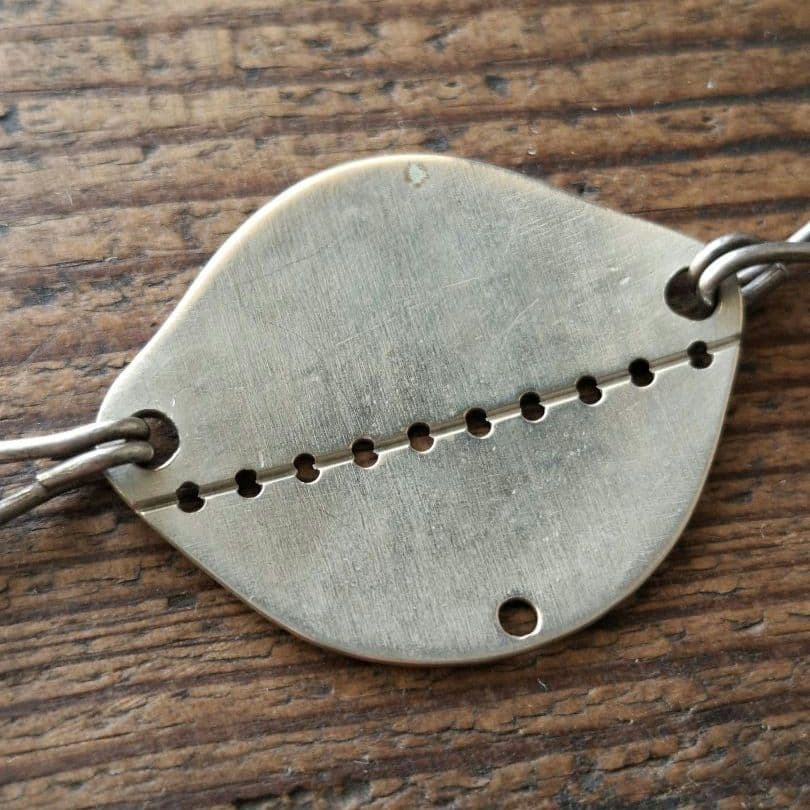 フランス軍 WW2 ヴィンテージ ミリタリー ドッグタグ ブレスレット