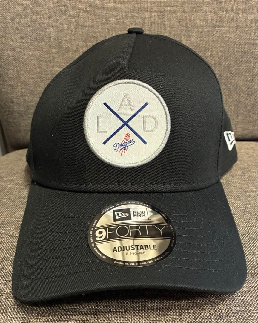 ドジャース　ニューエラ　キャップ　ブラック　大谷翔平　9FORTY 帽子