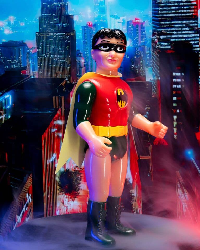 新品　バットマン29cm　ロビン26cm スタンダードソフビ　パチ　フライマン