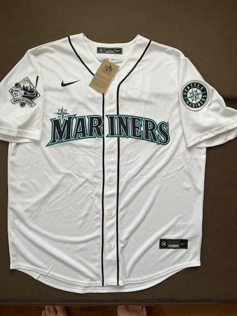 イチロー51引退セレモニー8/9記念試合選手着用モデル現地販売レプリカジャージL