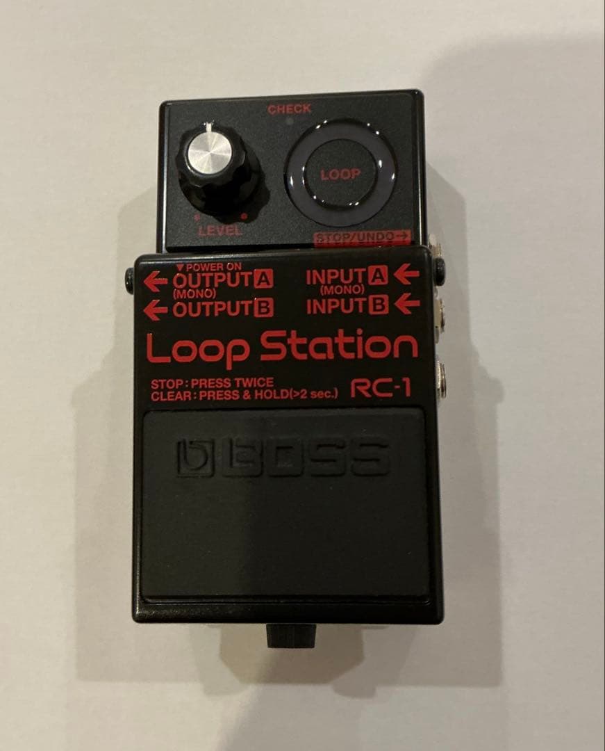 ギター BOSS RC-1 -BK Loop Station + FS-5U