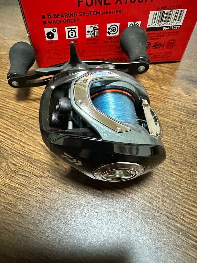 ダイワ FUNE X100H リール 5ベアリングシステム MAGFORCE