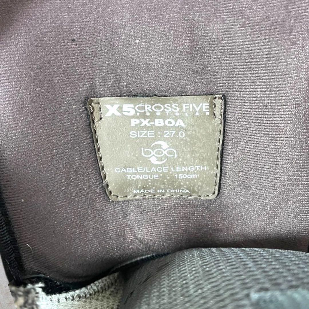 X5 crossfive 現Fluxスノーボードブーツ　27.0cm