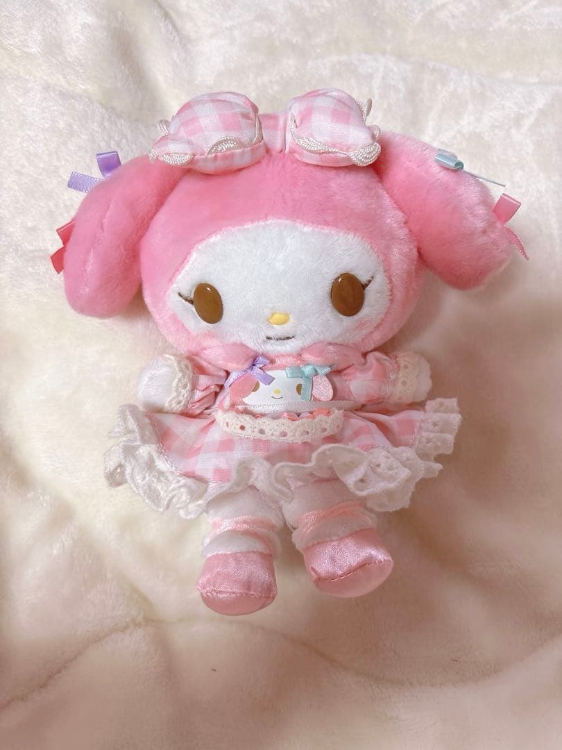 希少レア 未使用 マイメロディ リボンでおそろ マスコット