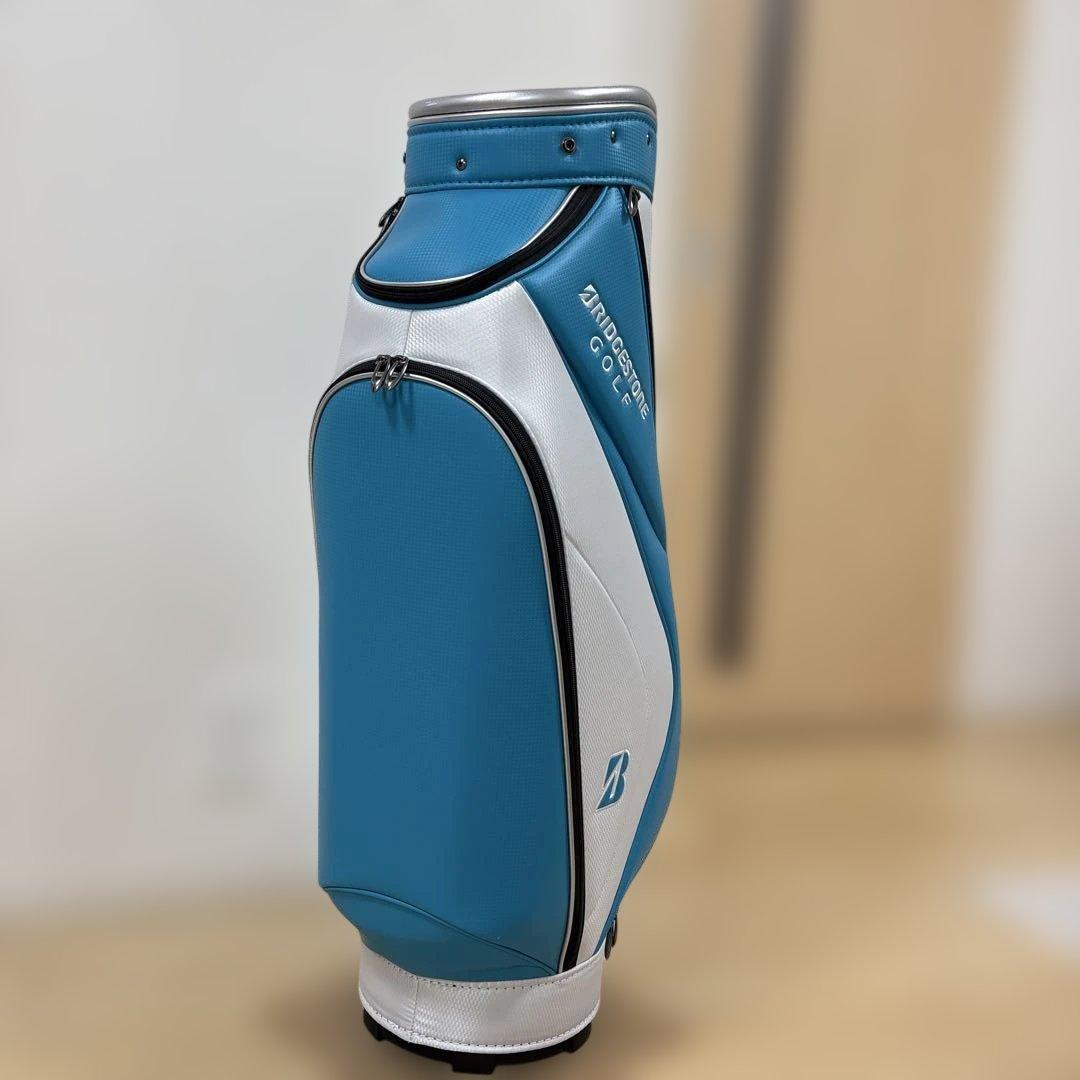 ブリヂストン　キャディーバッグ　ターコイズ