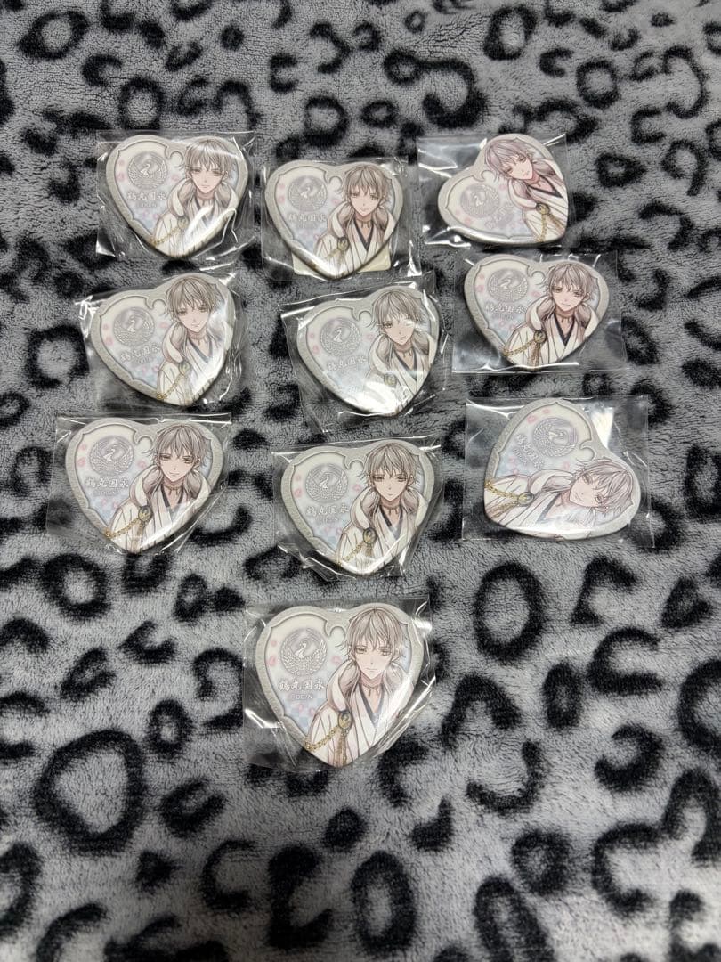 刀剣乱舞 とうらぶ 鶴丸国永 鶴丸 ハート缶バッジ