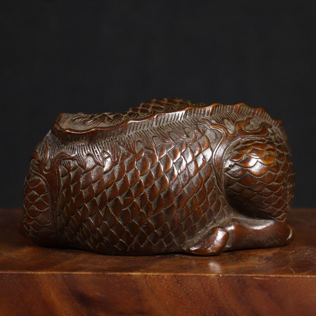 銅制 避水獣 家装飾 店舗 書房 置物開業 贈答品 マスコット 装飾品 工芸品