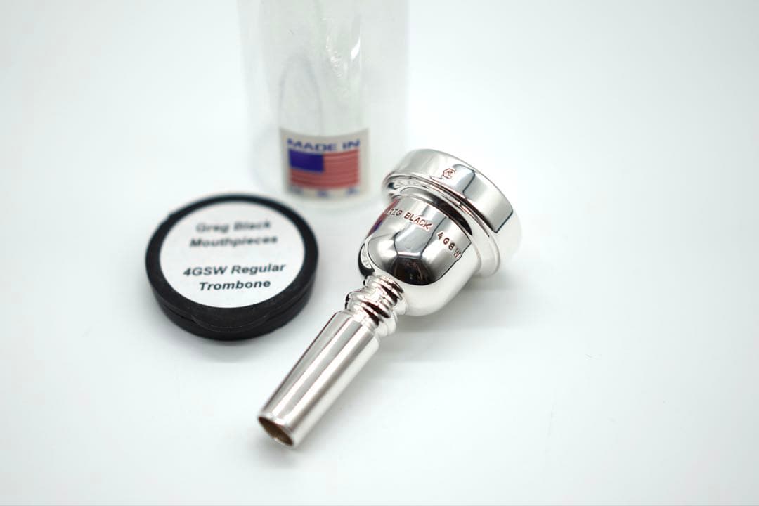Greg Black 4GSW Regular トロンボーンマウスピース