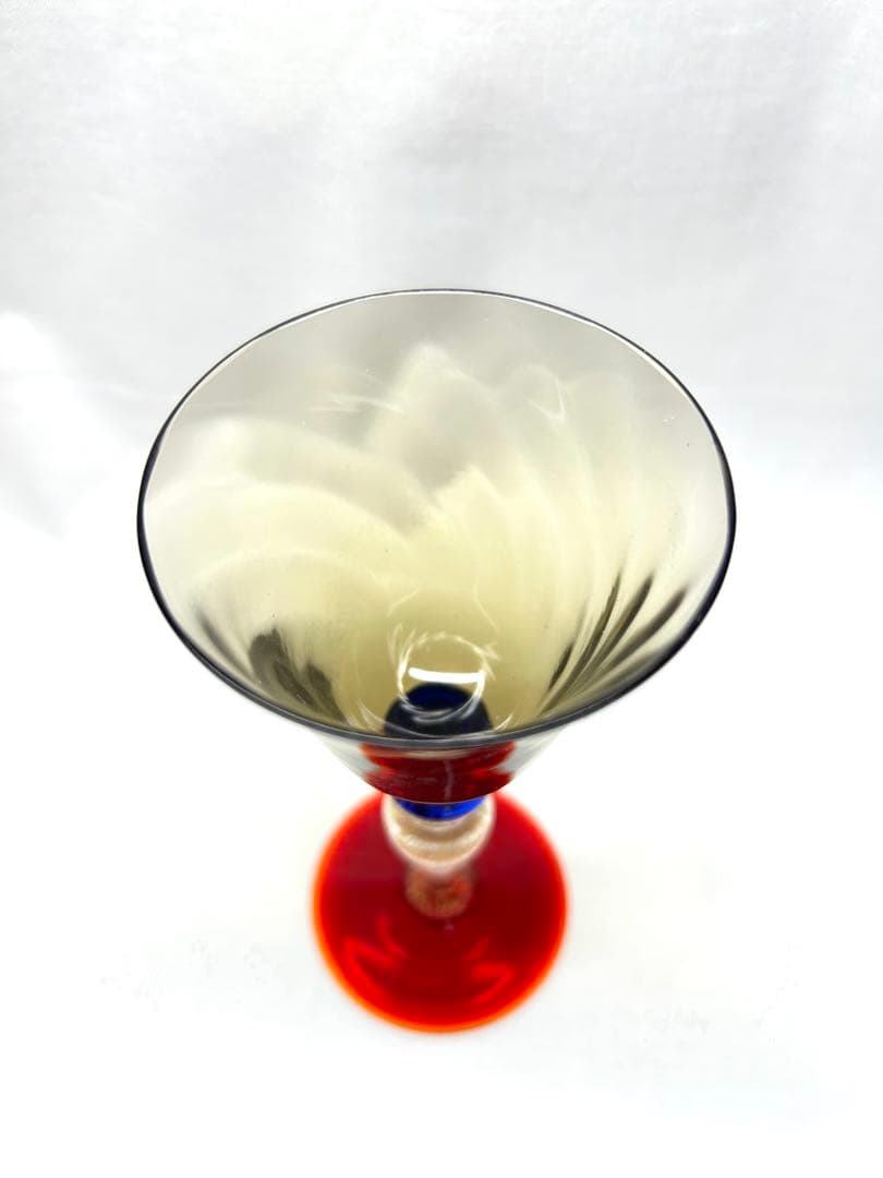 ベネチアングラス装飾グラス スモーキーグレー　Nason &Moretti製