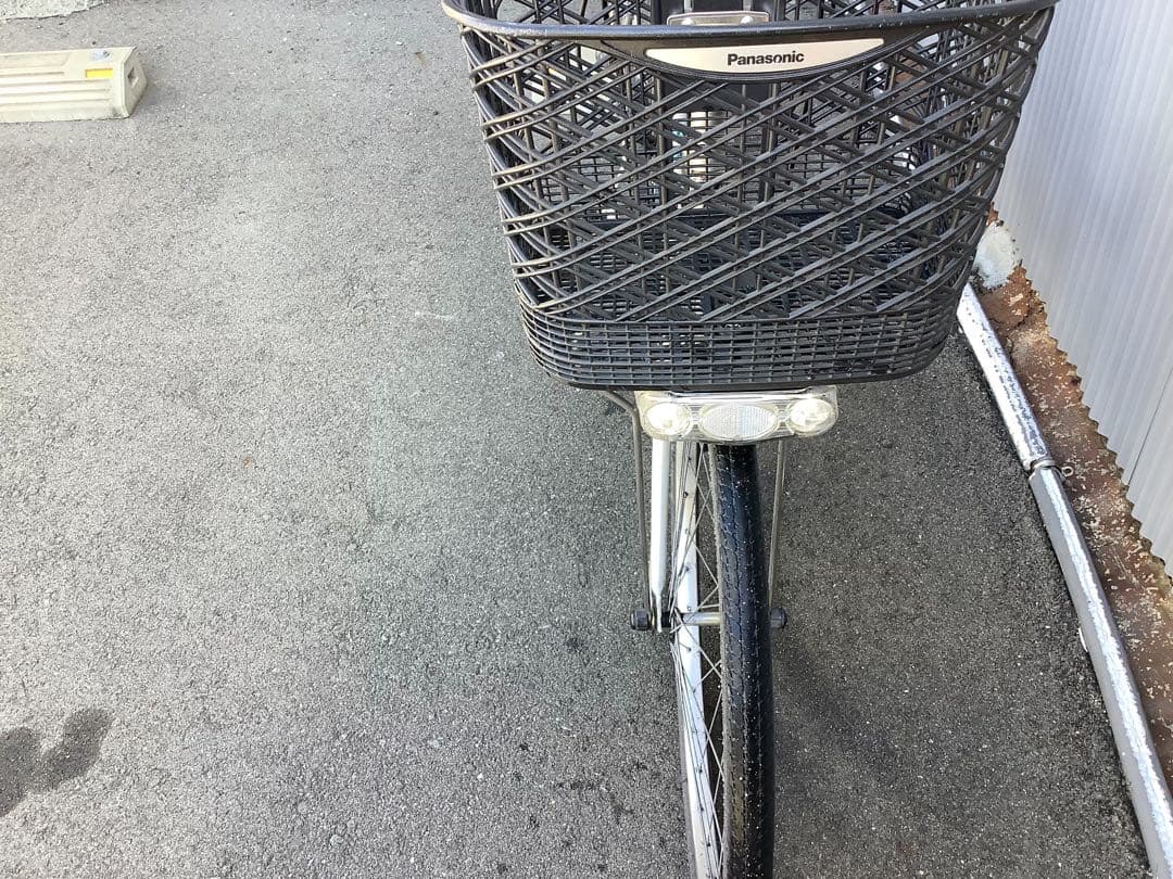 パナソニック新機種電動アシスト自転車vivi TX26インチシルバーボディー