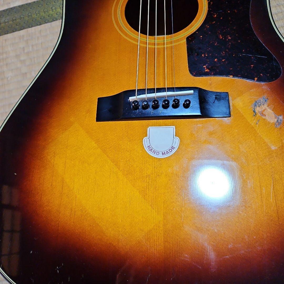 ヴィンテージモ-リスWG-30トップ単板希少ギター良い音色です