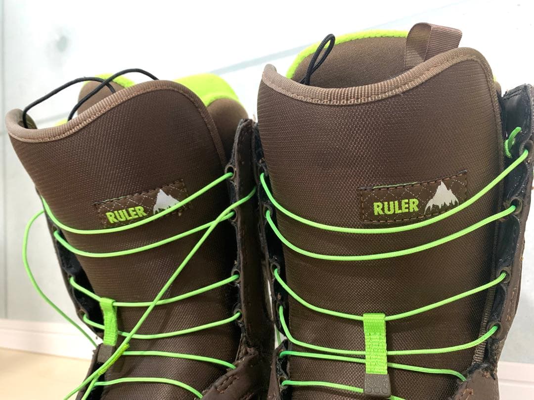 BURTONバートン⚫︎RULER スノーボードブーツ ブラウン/グリーン26cm