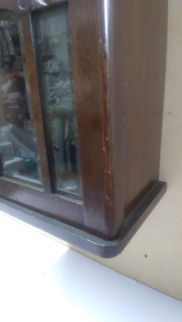 古い柱時計  ⑥