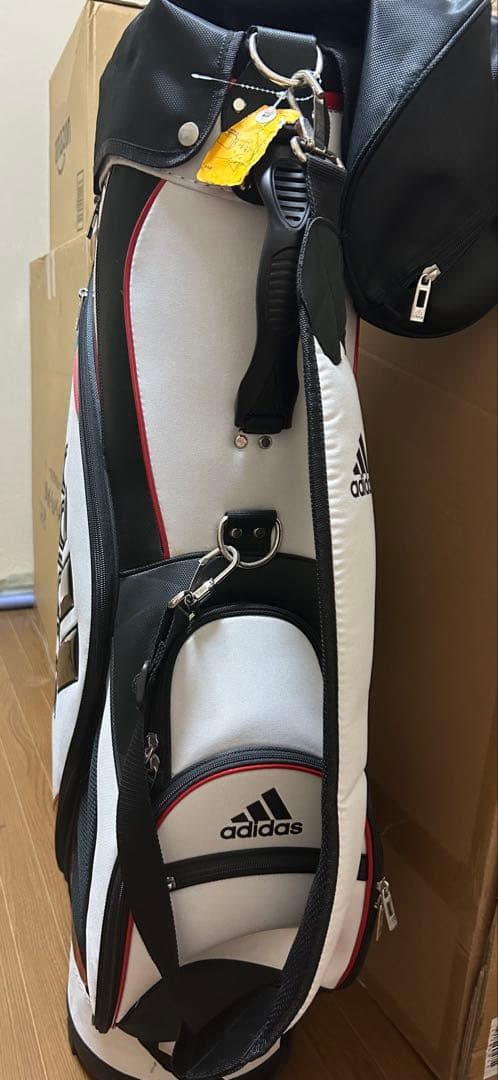 adidas ゴルフバック　ホワイト