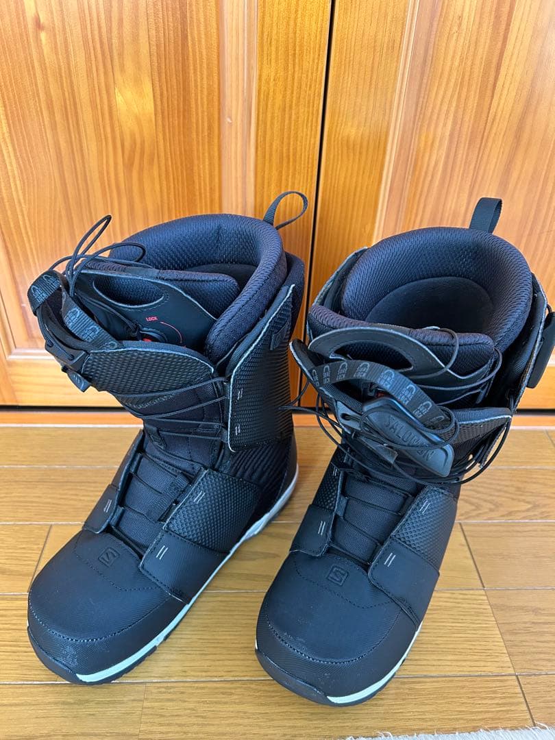 【26.5㎝　SALOMON】スノーボードブーツ ブラック