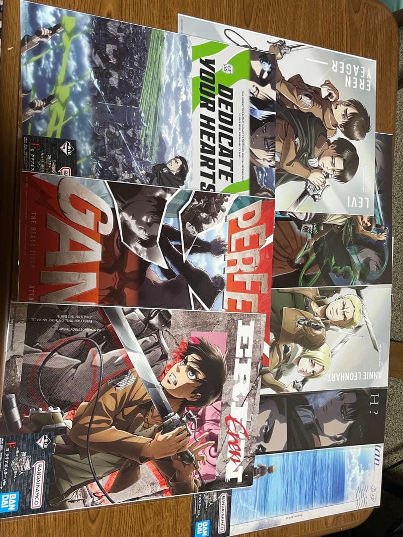 一番くじ 進撃の巨人　A賞 B賞 ラストワン賞　C賞　D賞　E賞　F賞　H賞I賞