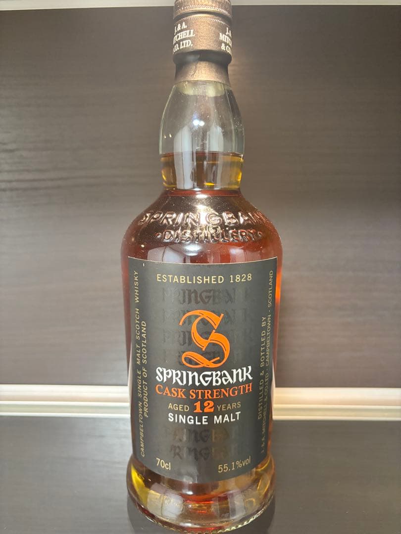 ウイスキー SPRINGBANK CASK STRENGTH 12 YEARS 700ml