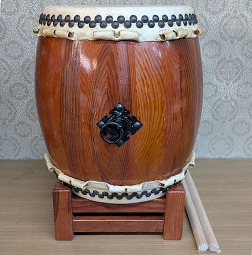 胴長太鼓1.3尺 耳付　スタンド・バチ付