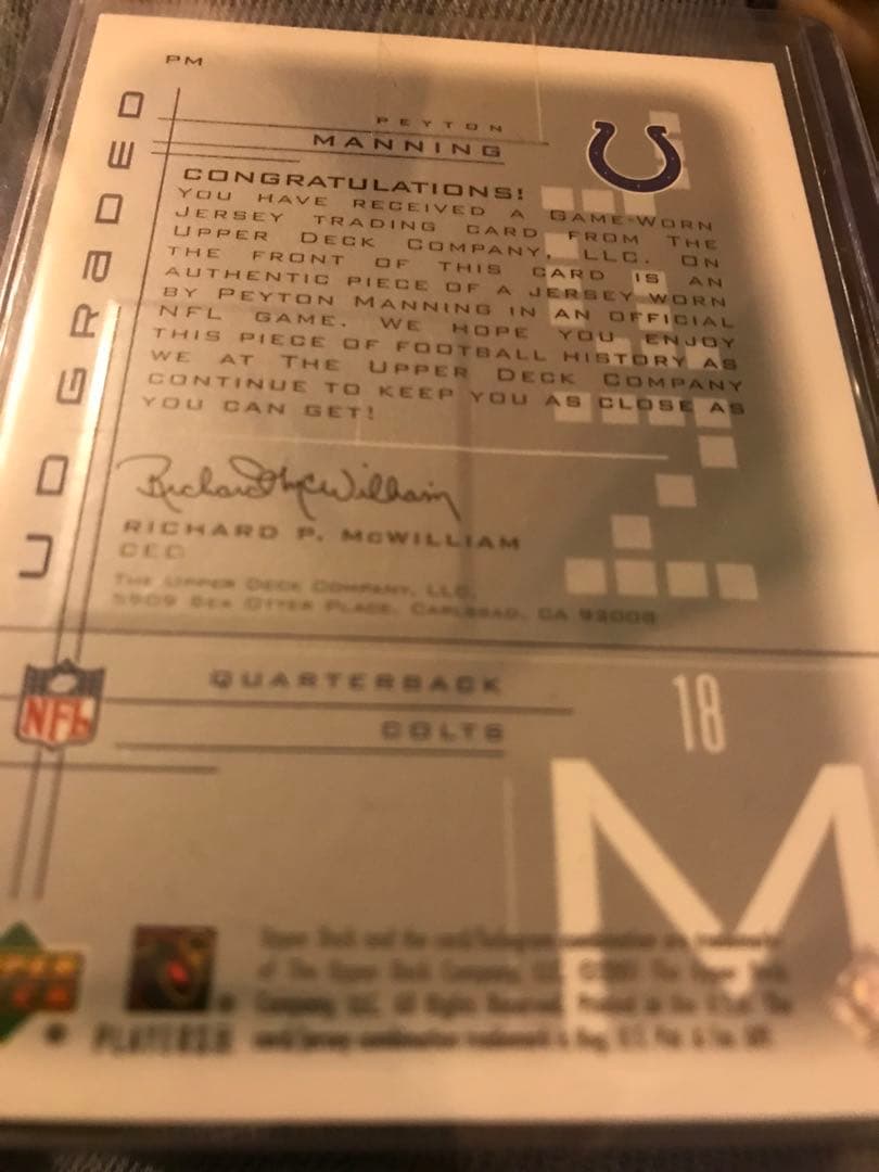 コレクション Payton MANNING 18 - NFL COLTS & DENVER