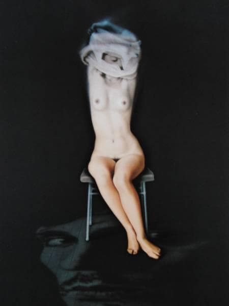 三尾公三、女ひとり、希少画集より、新品額装付