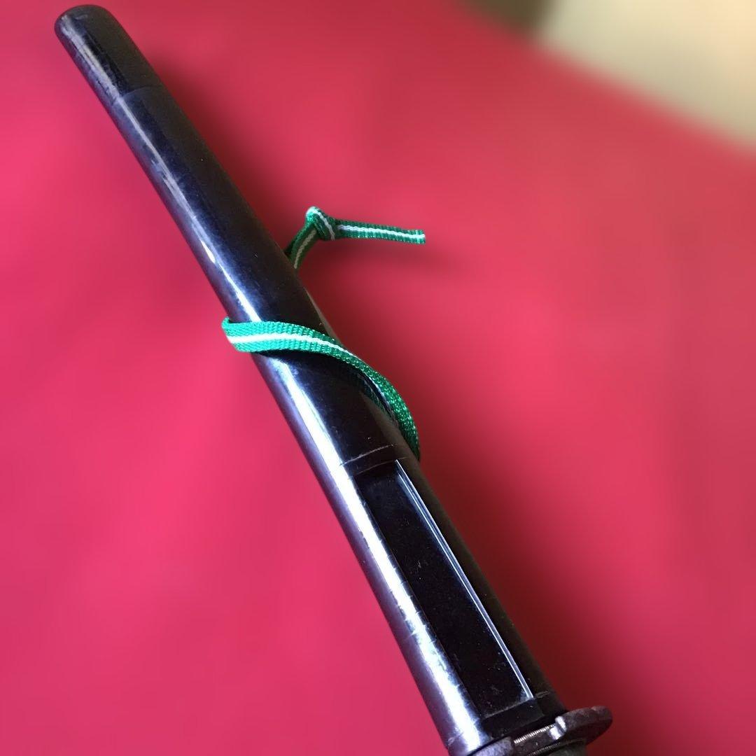 脇差一作拵　鶴亀色絵象嵌金具　笛巻鞘　繋ぎは木製　刃はありません