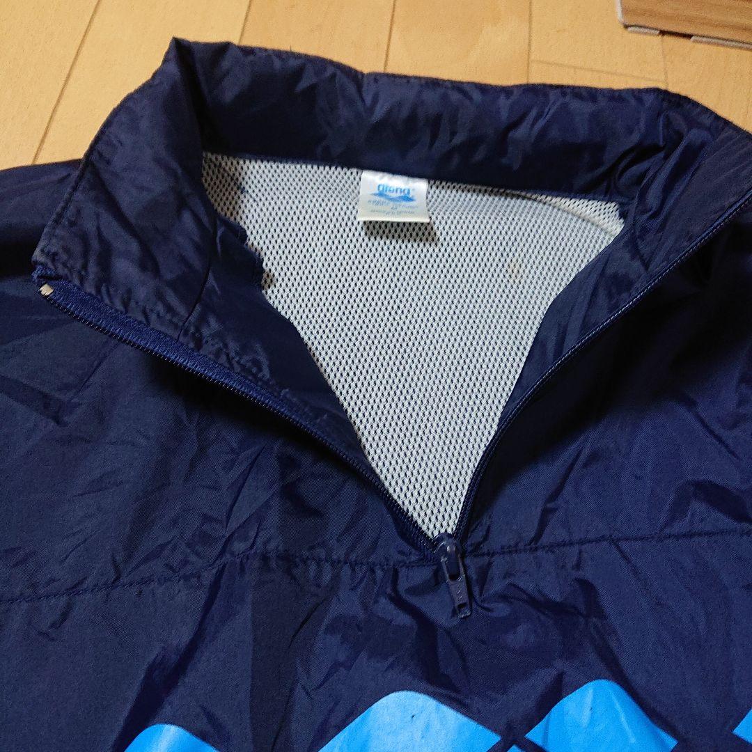 80s ヴィンテージ アリーナ ナイロン プルオーバー パーカー M　アノラック