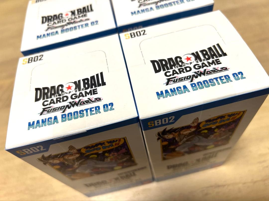 ドラゴンボール マンガブースター02 テープ付 4BOX 新品・未開封