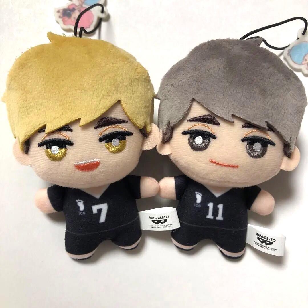 宮侑　宮治　ハイキュー‼︎ サンリオ　ちみっともぬい　ぬいぐるみ　キキララ