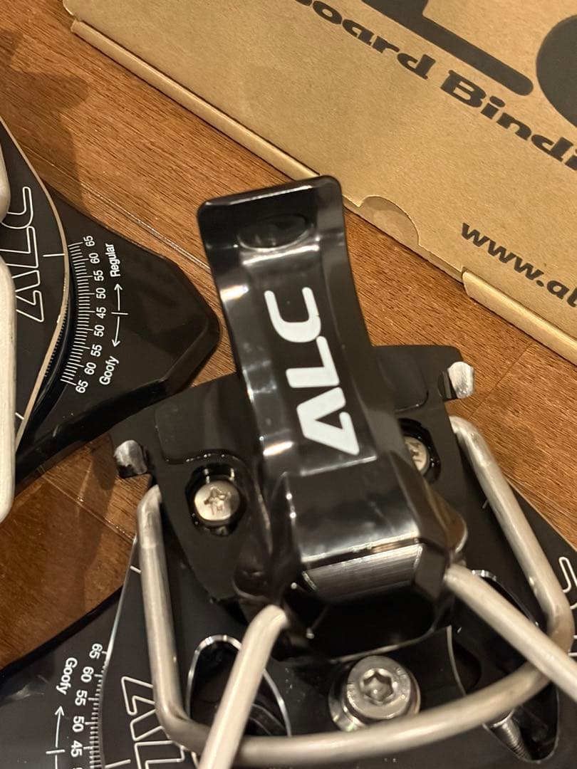 ALC スノーボードビンディング シルバーSサイズ　25-26