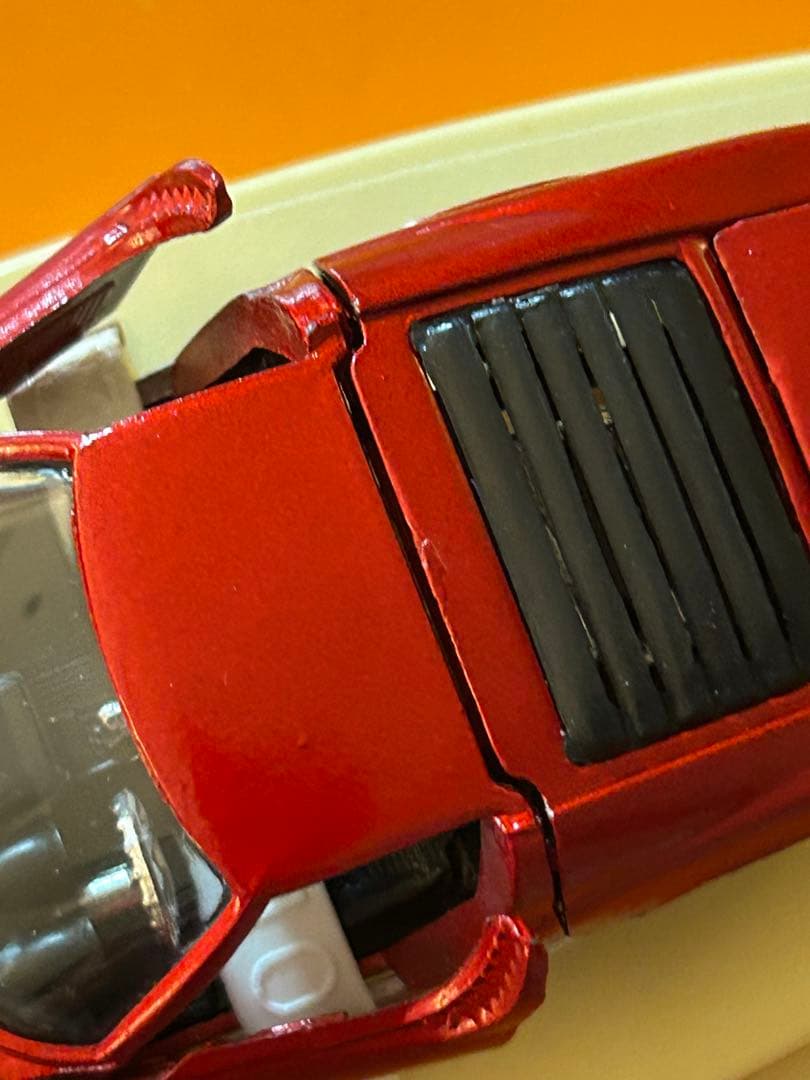 ミニカー スーパーカー ランボルギーニミウラ ポリトーイPOLITOYS レッド