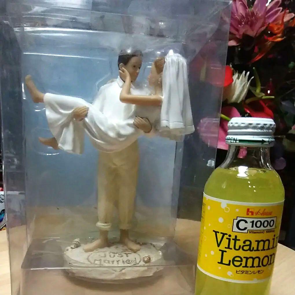 ❤ウエディングの置物プラケース難有り）プロフ必読願います