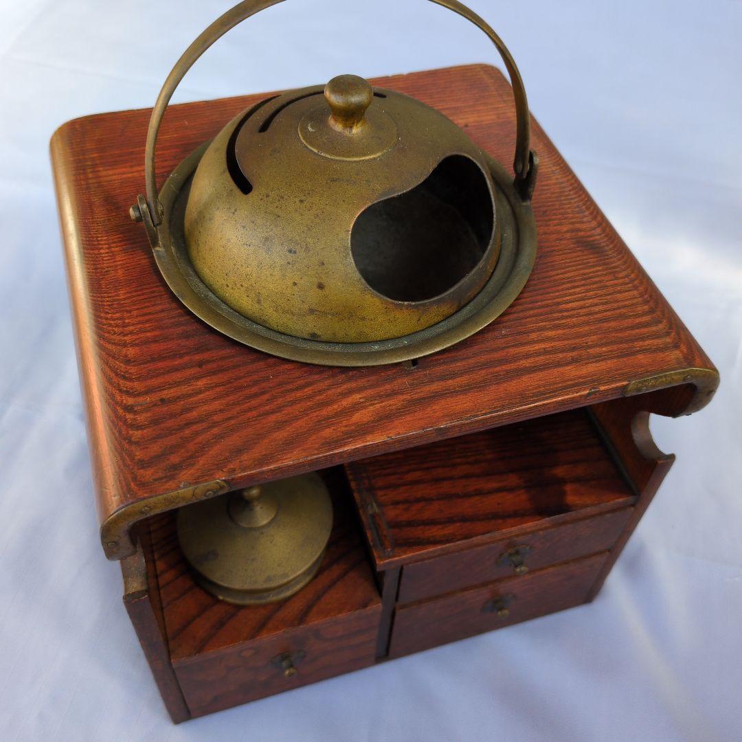 希少　江戸　煙草盆