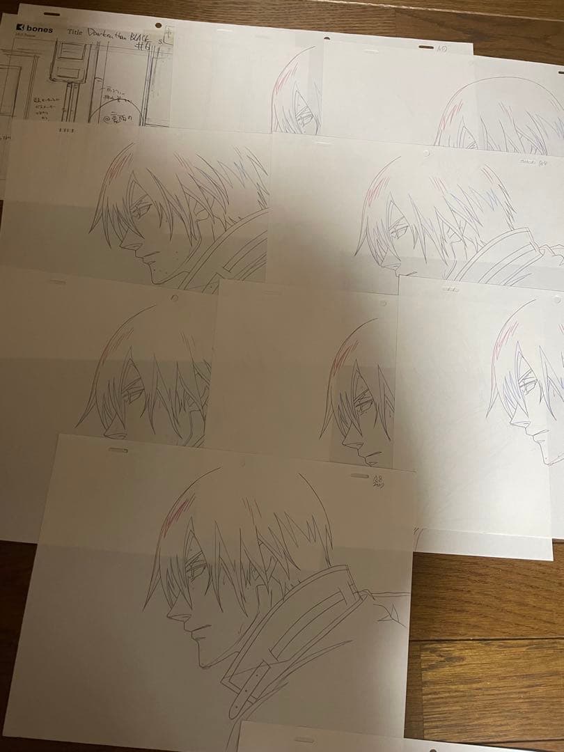 Darker than black 黒の契約者　セル画 横顔 32枚セット