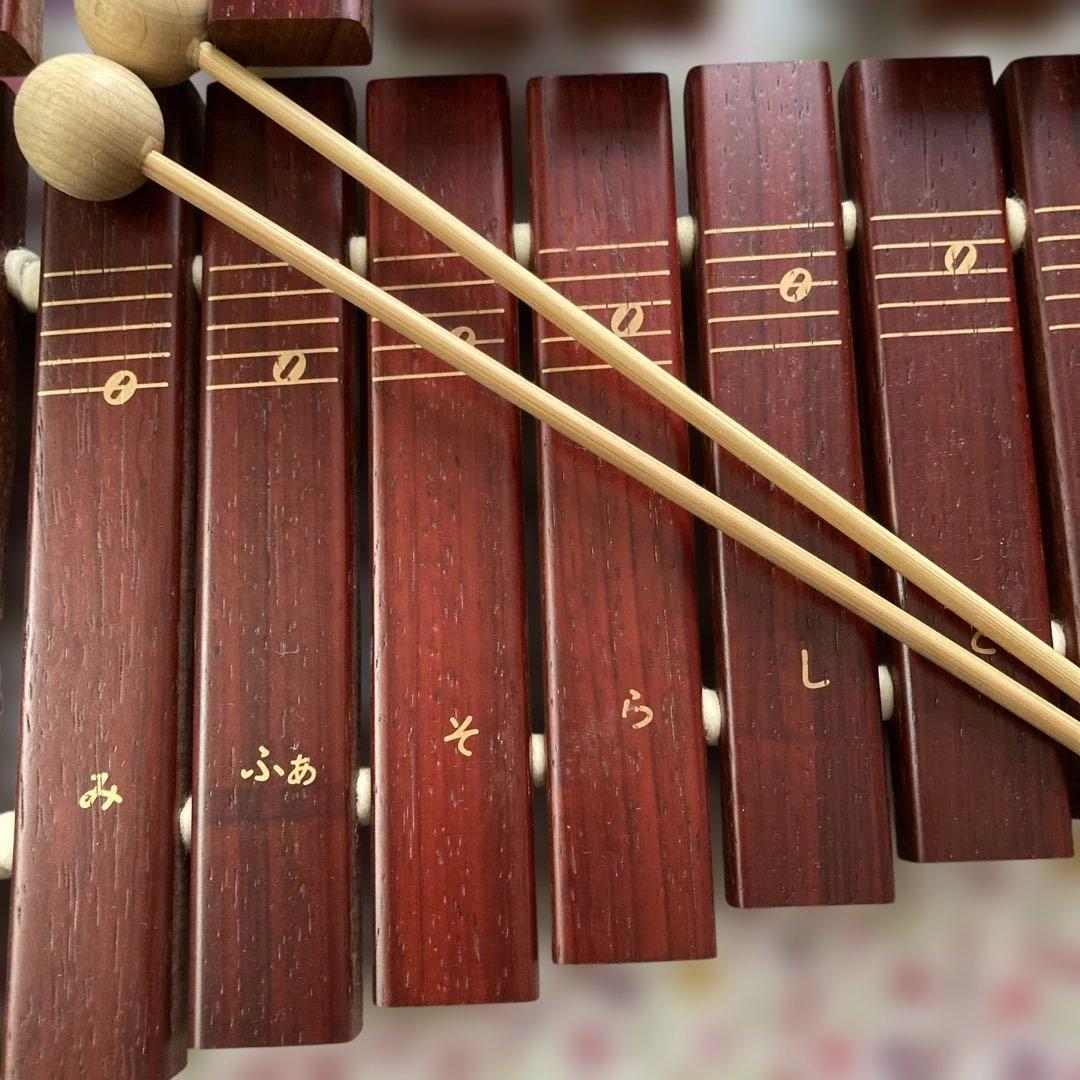 木琴32音　KAWAI 半音付シロフォン　アフリカンパドック音板