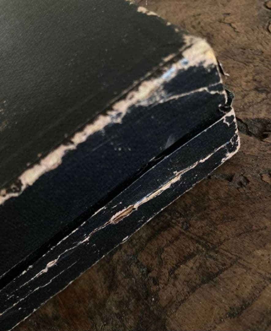 フランス アンティーク モノグラム 聖書 祈祷書 装飾 古書 ヴィンテージ 希少