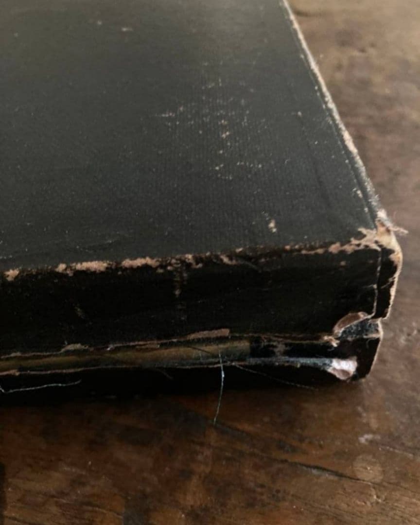 フランス アンティーク モノグラム 聖書 祈祷書 装飾 古書 ヴィンテージ 希少